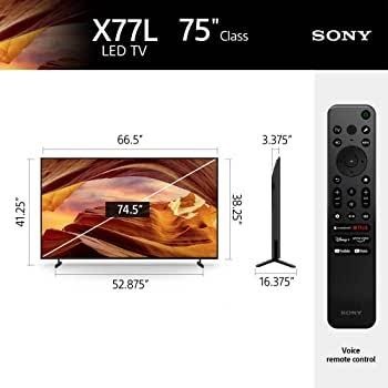 Sony Bravia 75X77L Led 4K Uhd Android Google Tv 75 Inch Kd75X77L