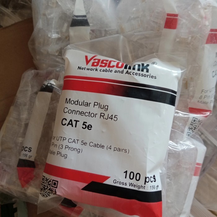 RJ45 VASCOLINK 100 PCS