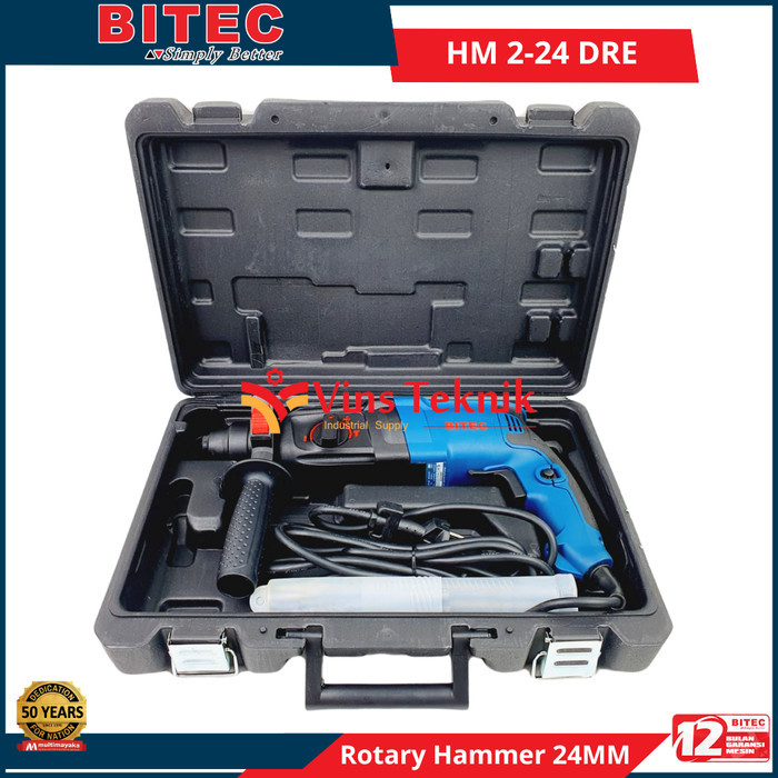 Mesin Bor Beton Rotary Hammer Hm2-24Dre Bitec Hm 2-24 Dre