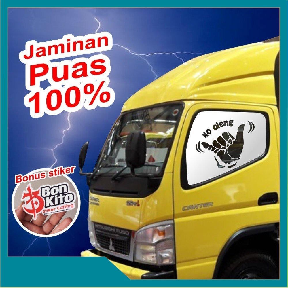 Stiker Kaca Truk / Stiker Blok Kaca Samping Truk Canter Tangan Oleng Terlaris] Stiker Blok Kaca Samp