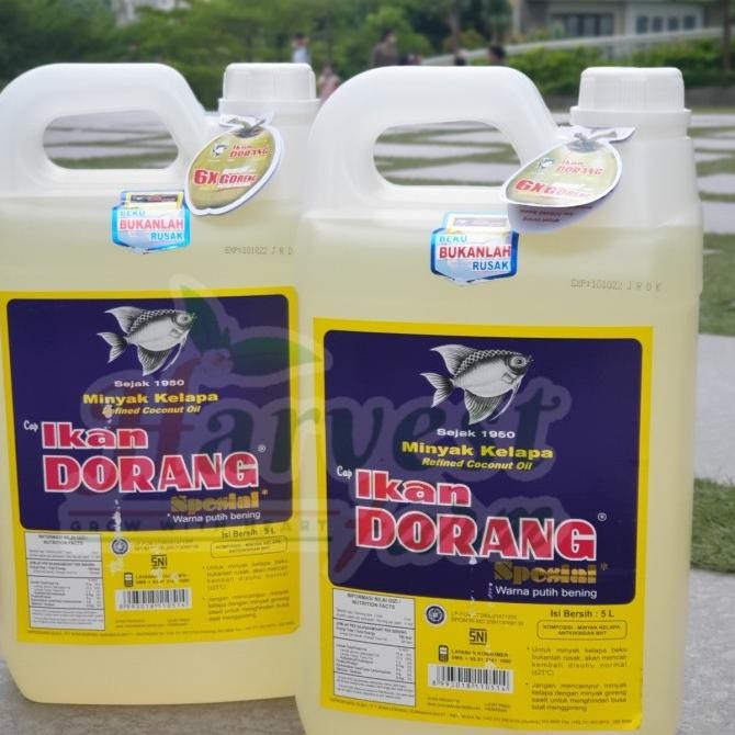 

Minyak Goreng kelapa (Coconut Oil) Spesial Cap ikan dorang - 5 Liter