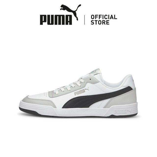 PUMA Sepatu Sneakers Caracal Puma White-Puma Black-Gray Violet