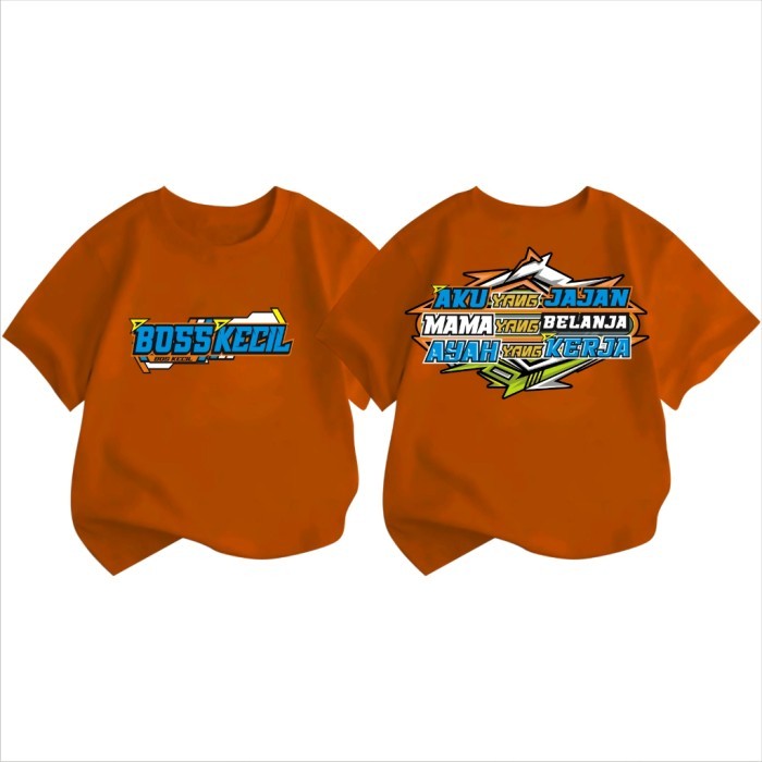 CHL JK KAOS DTF BOS KECIL NEW WANITA ANAK ANAK DEWASA PRIA KAOS COWOK DISKON KAOS KELUARGA KAOS