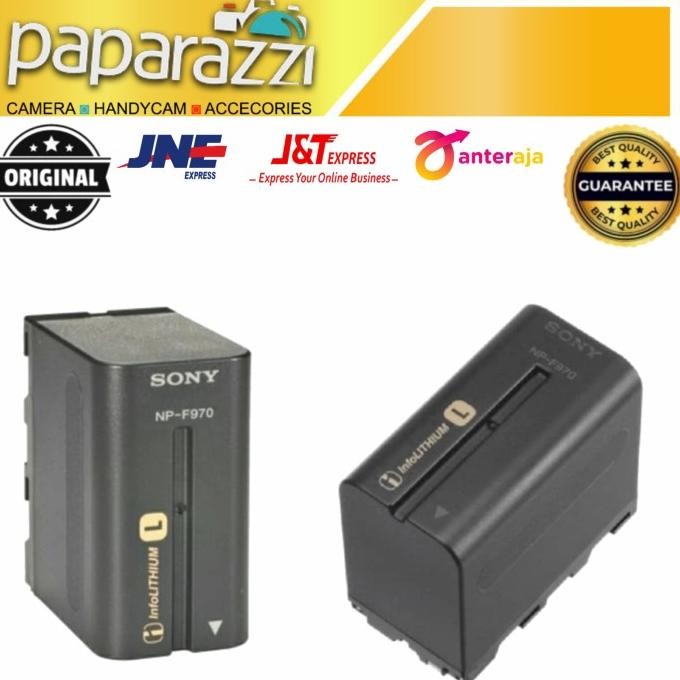 BATERAI SONY ORIGINAL NP-970 /BATERAI SONY NP-F970 STANDBY 12JAM Terlaris