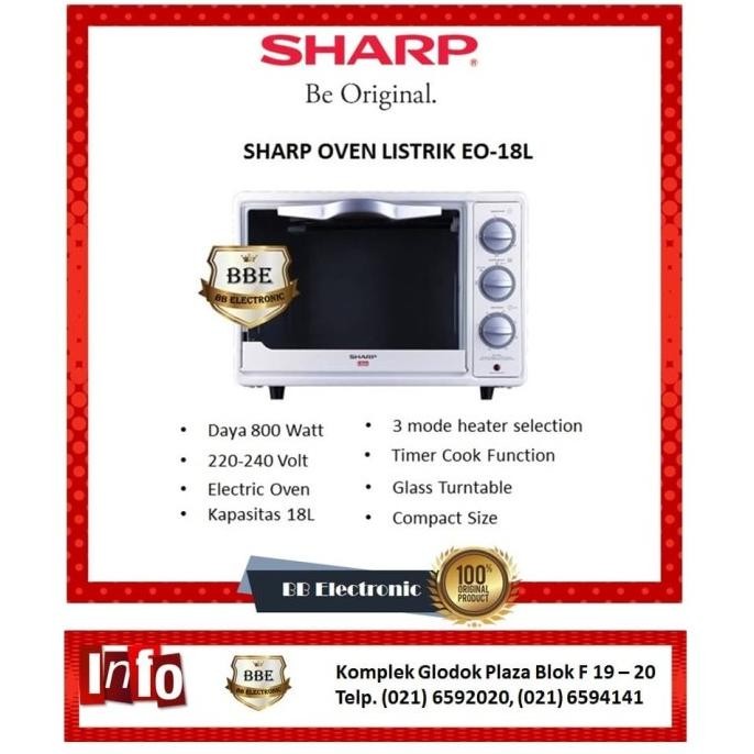 Sharp oven listrik EO-18L