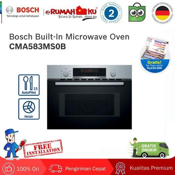 Bosch Built-in Microwave Oven / Microwave Oven Tanam CMA583MS0B Seri 4