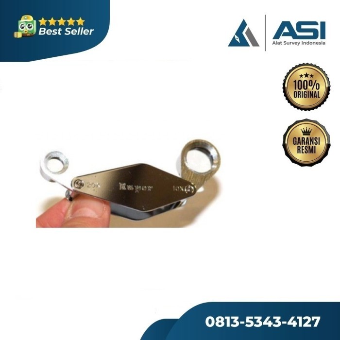 

Kaca Pembesar Hand Lens Loupe Lup RUPER 10x20 / 10x 20x / 10x20x