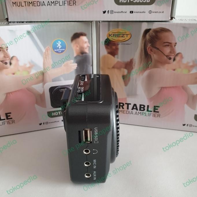 Waistband Krezt HDT-3803 NV Speaker pinggang Terlaris