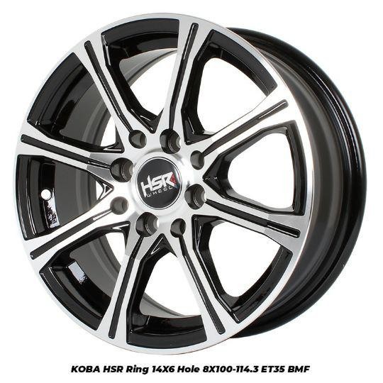 Velg Racing Mobil Xenia Avanza Calya Sigra Dan Mirage Merek Hsr Wheel Koba Ring 14