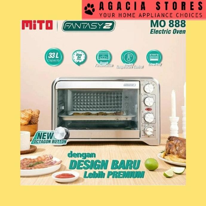 Oven Listrik Mito MO 888 33 Liter Low Watt Oven Mito 888 Fantasy