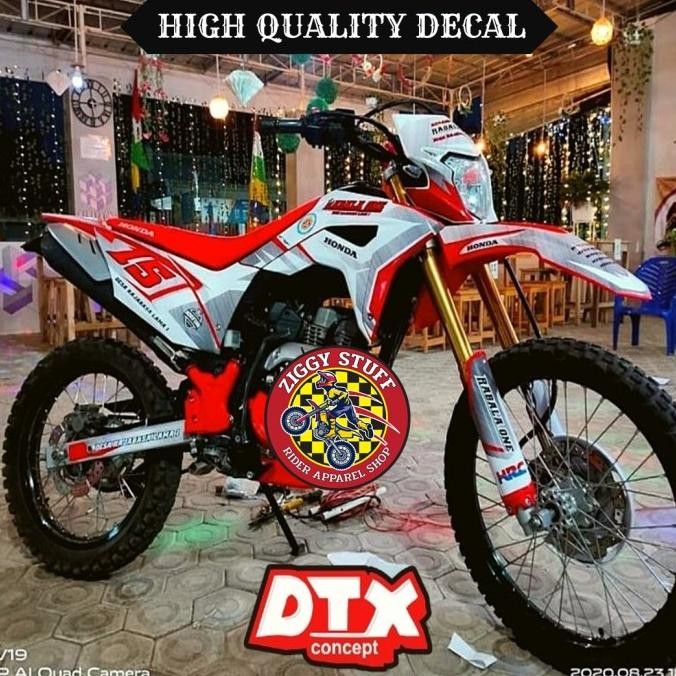 Stiker motor crf motor trail decal crf 150 l sticker motor CRF150-040