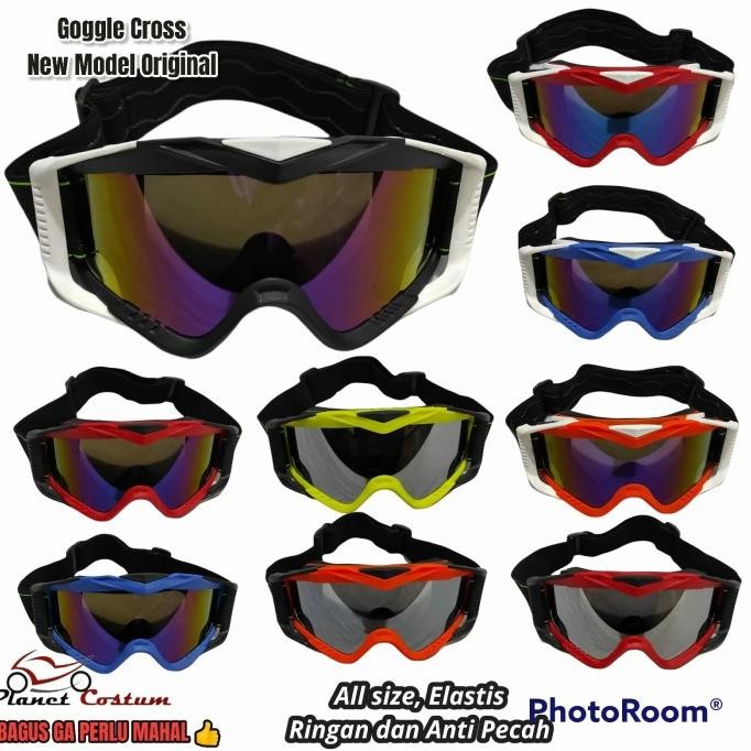 kacamata goggle helm cross trail kyt nhk ink zeus carlgloss snail MDS Terlaris
