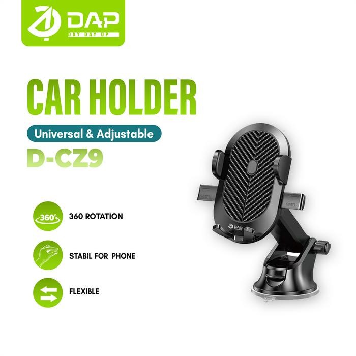 

SALE TERLARIS UNIVERSAL CAR HOLDER DAP D-CZ9 360 ROTABLE FOR SMARTPHONE CAR STAND HOLDER - GARANSI