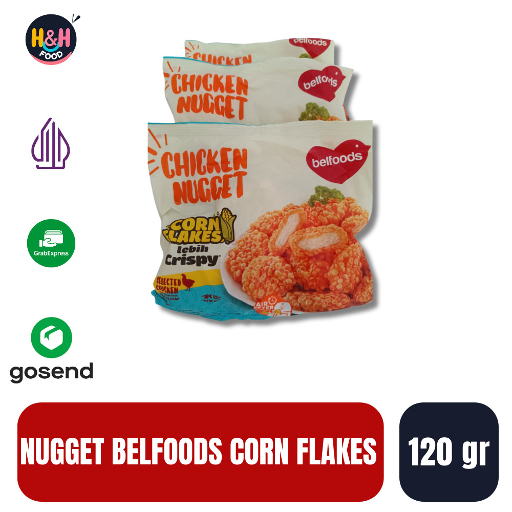 

Nugget Belfoods Corn Flake 120 gr / Nugget Corn Flake / Nugget Ayam