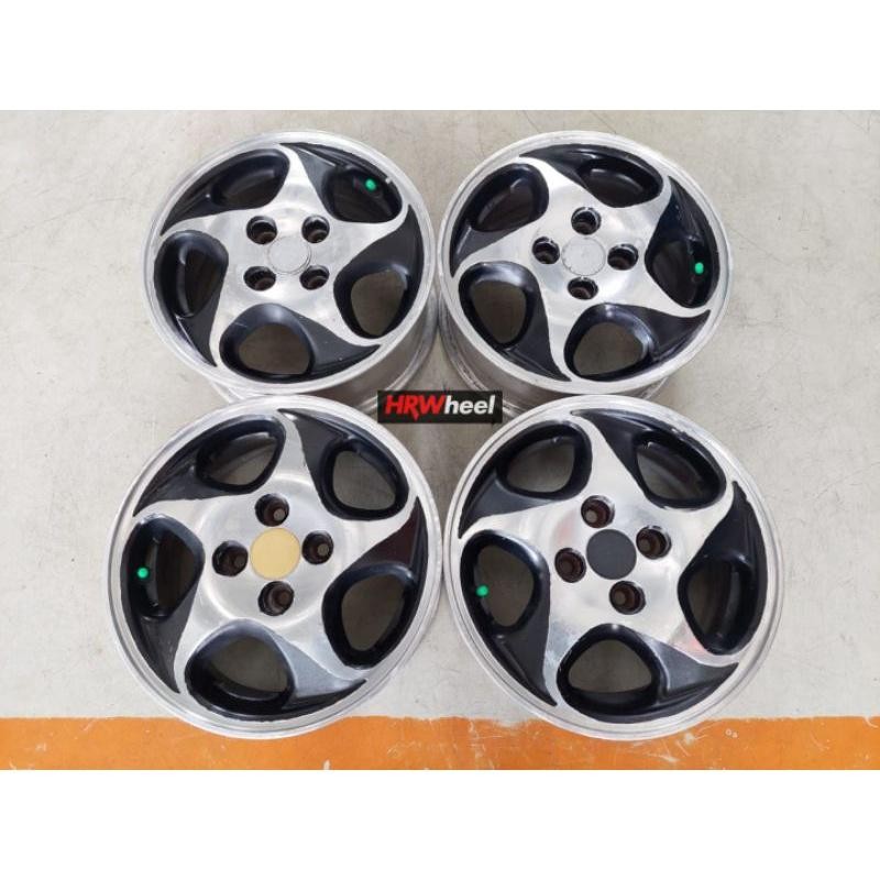 Velg Mobil Bekas Racing Ring 14 Pcd 4X100 Buat Brio Sigra Calya