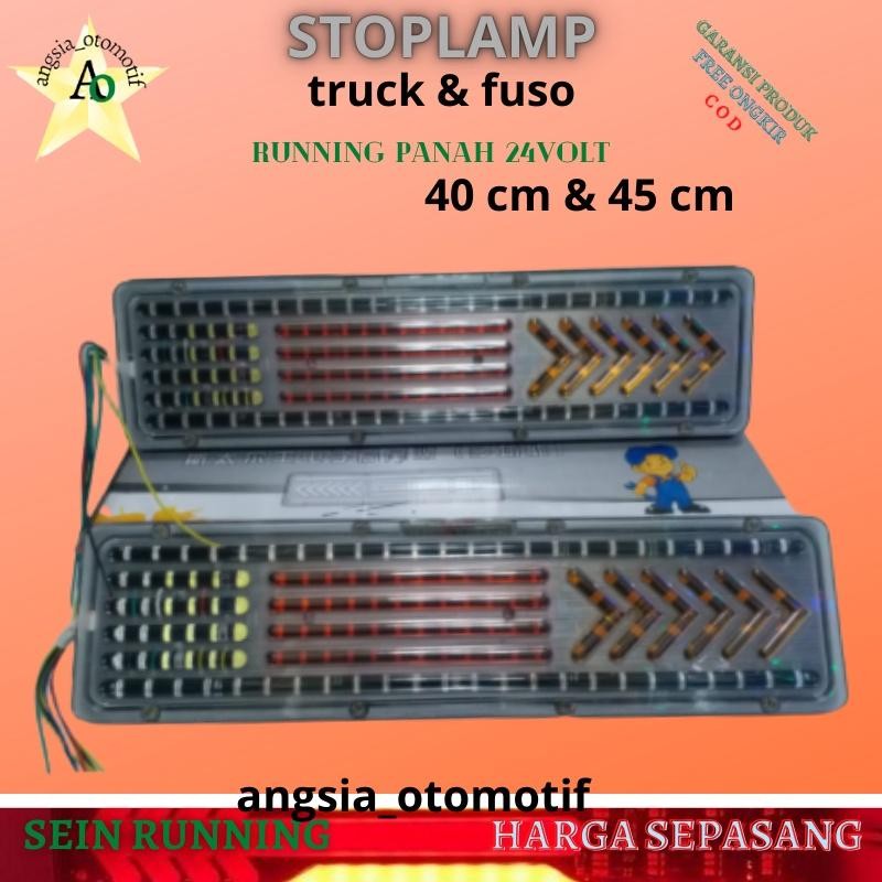 Stoplamp Lampu Mobil Truck Truk 24 Volt Led Stoplamp Running Truck Truk Lampu Led Variasi Truk Lampu