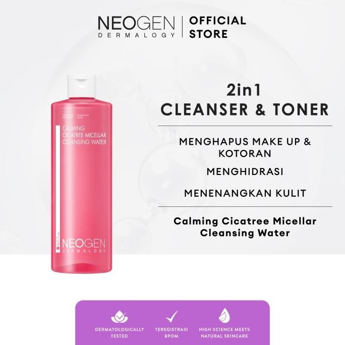 Terlaris Neogen Dermalogy CALMING CICATREE MICELLAR CLEANSING WATER SALE