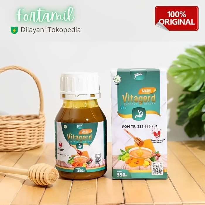 

Madu Vitagerd Vita Gerd Obat Lambung Maag Herbal Original Bpom