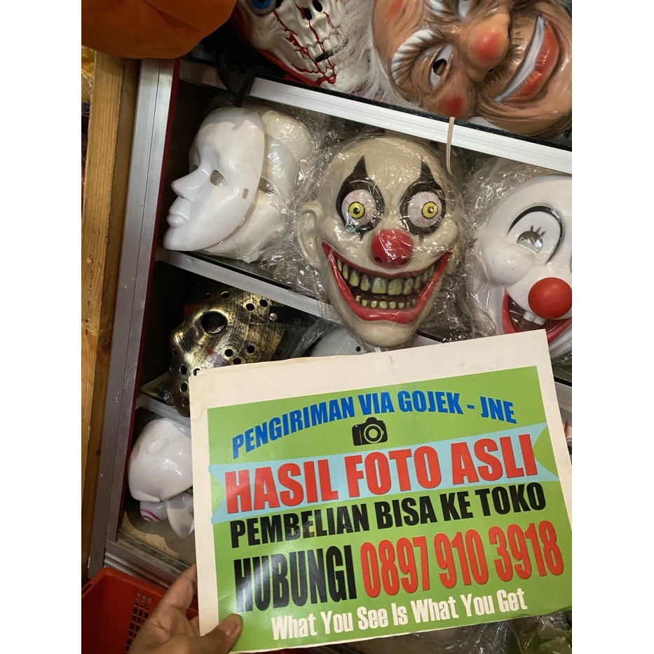 Topeng Hantu Badut Acara Halloween Keren10