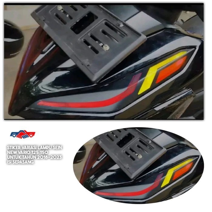STIKER VARIASI LAMPU SEIN NEW VARIO 125 150 TAHUN 2018-2023