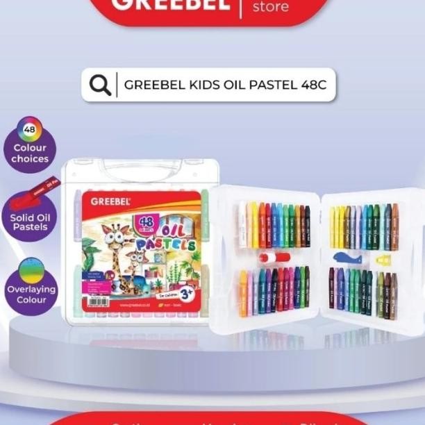 

Greebel Crayon 48 Warna Oil Patel Greebel 48 Warna