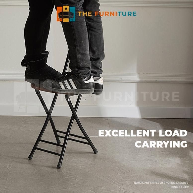 Bangku Lipat Portable / Kursi Makan Lipat /Kursi Lipat / Bangku Lipat /  Kursi Makan Kayu / Bangku K