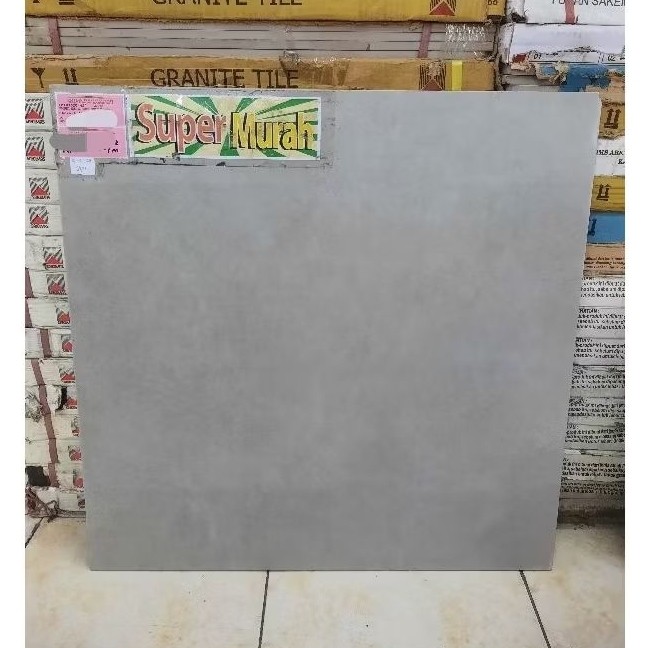 Granit Indogress 60x60 Grigio Cemento Keramik Lantai Keset/Matt/ GranitKamar Mandi / GranitTeras / G