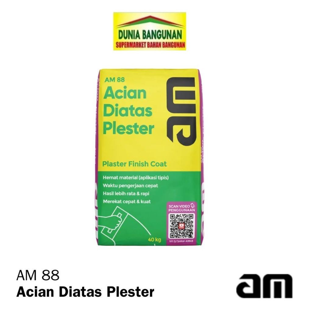 Semen AM 88 Acian Diatas Plester 40 Kg