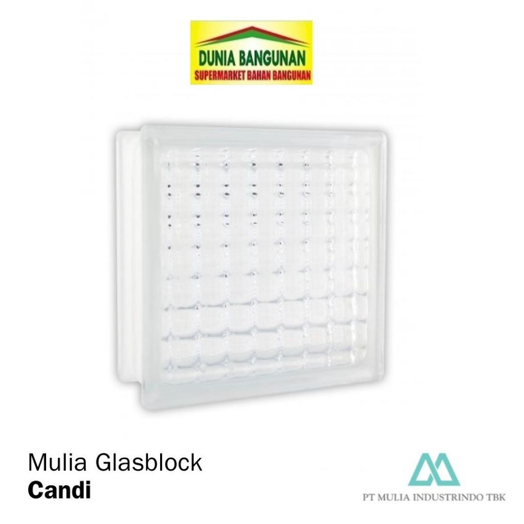 Glassblock Kaca Mulia Glass Block 20X20 Candi Glass Block