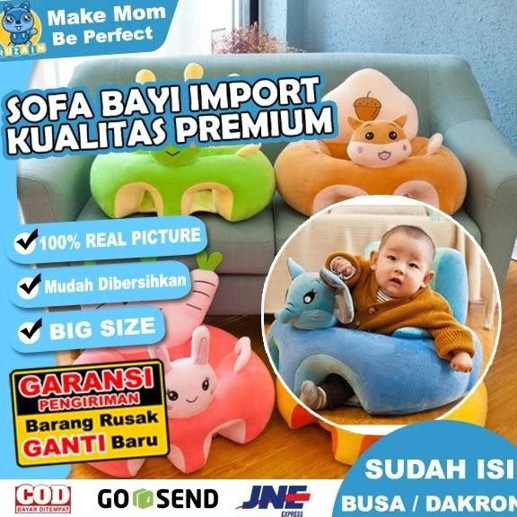 Sofa Bayi Jumbo Lucu | Sofa Bayi Motif Hewan | Sofa Belajar Duduk Bayi