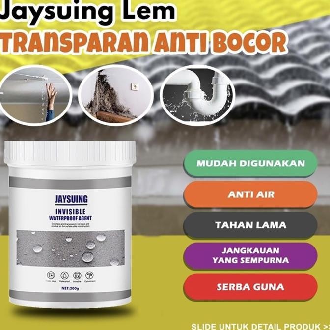 Promo Lem Anti Bocor Transparan Penambal Tembok Atap Genteng Asbes Rumah COD