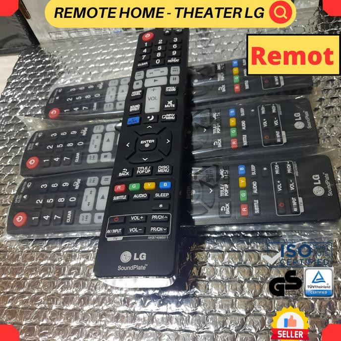 Promo Remote Remot Tv Home Theater Lg Dvd Blu Ray Disc Home Theater Lg