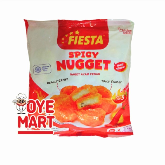 

FIESTA CHICKEN SPICY NUGGET 400GR / NAGET PEDAS