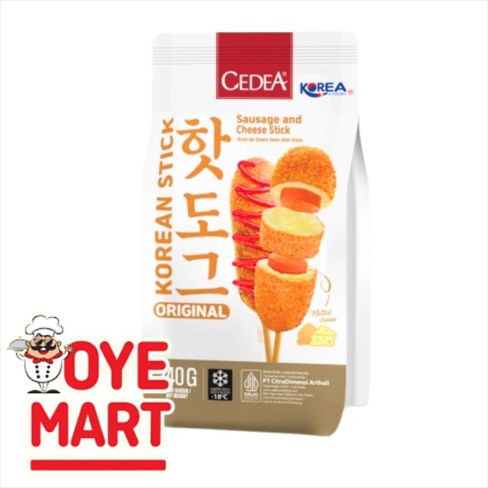 

CEDEA KOREAN SAUSAGE & CHEESE STICK ORIGINAL 240GR