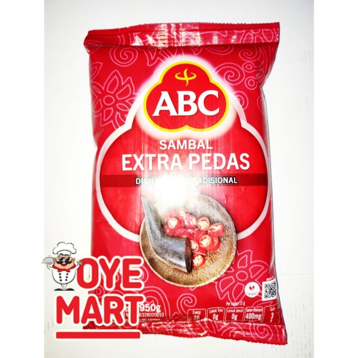 

ABC SAMBAL EXTRA PEDAS 950GR BANTAL