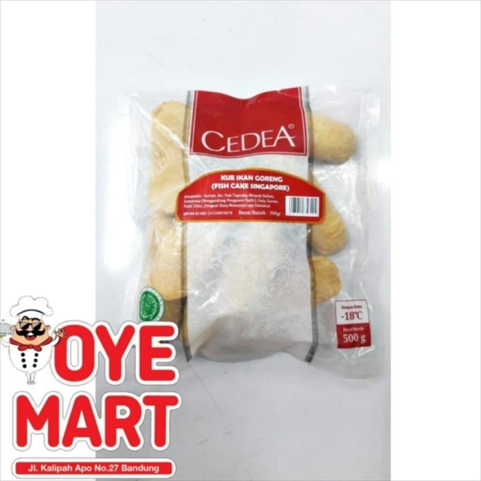 

CEDEA FRIED FISH CAKE SINGAPORE 500GR/KUE IKAN GORENG