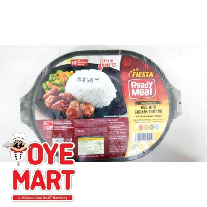 

READY MEAL RICE WITH CHICKEN TERIYAKI FIESTA 320GR HARGA PROMO