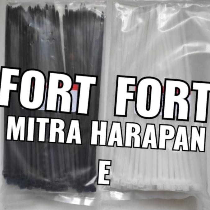 

Promo kabel ties 30cm fort 300 x 7.6 double tebal PUTIH / HITAM COD
