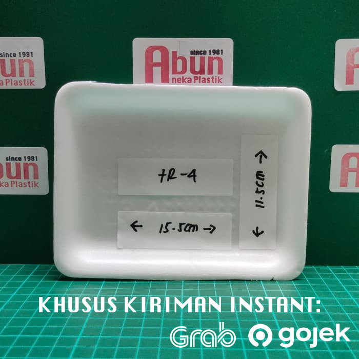 

PROMO! Tray Styrofoam TR-4 Isi 250pcs