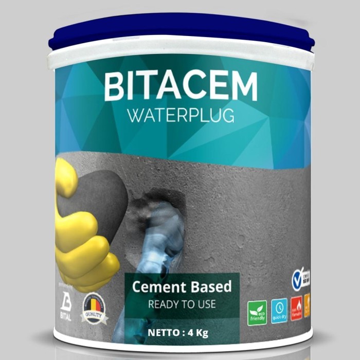 Terlaris penyumbat kebocoran - Bitacem waterplug 4kg SALE