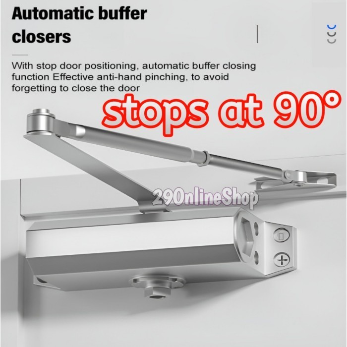 PROMO penutup pintu otomatis engsel penahan door closer rumah kamar hidrolik