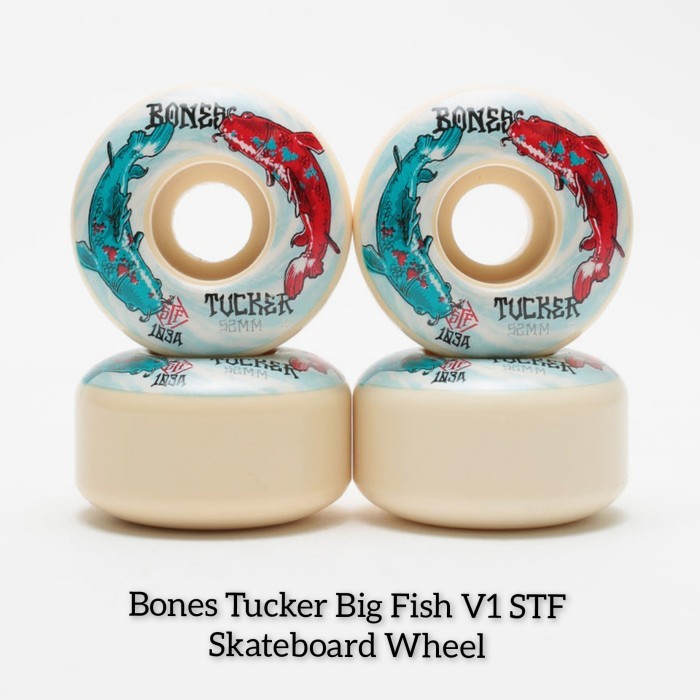 PROMO Wheels / Roda Bones Tucker Big Fish V1 STF Skateboard
