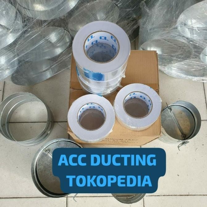 Promo ALUMUNIUM TAPE TD DUCTING / ALTIPE / DUCT TAPE / ALTAPE PU 50 METER COD