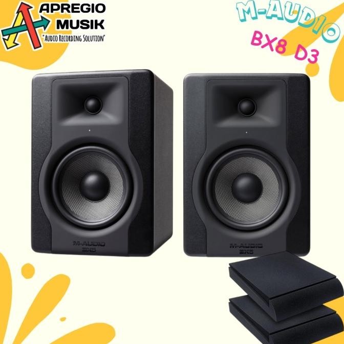 Sale Maudio M-Audio Bx8 D3 Speaker Monitor 8 Inch Flat Recording Sepasang Bukan Yamaha Hs8