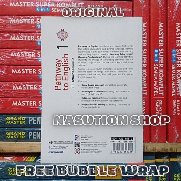 

READY STOK Buku Pathway To English Kelas 1 / X 10 SMA Erlangga Kurikulum Merdeka