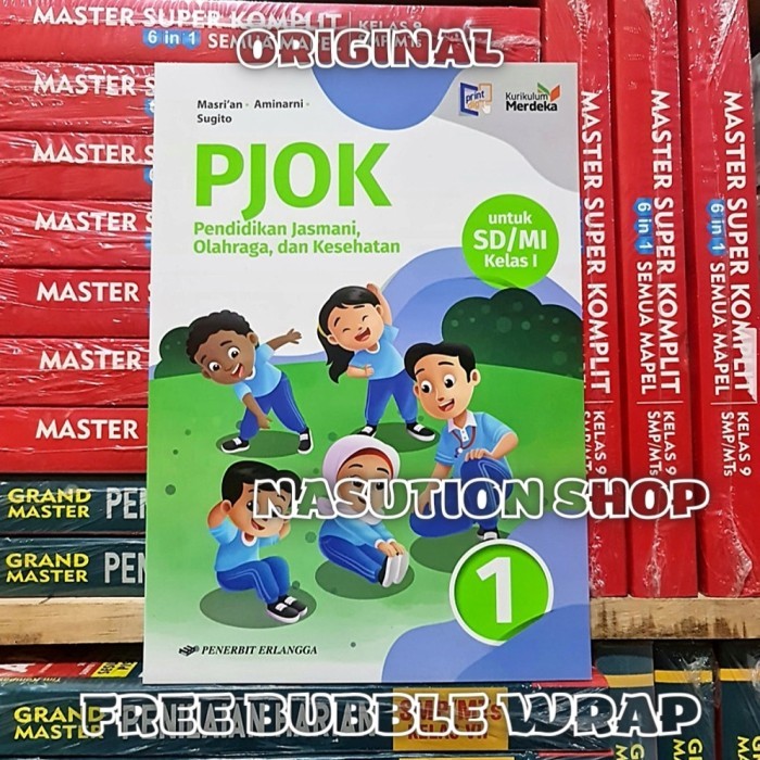 

ORIGINAL Buku PJOK Untuk Kelas 1 SD Erlangga Kurikulum Merdeka - Penjasorkes