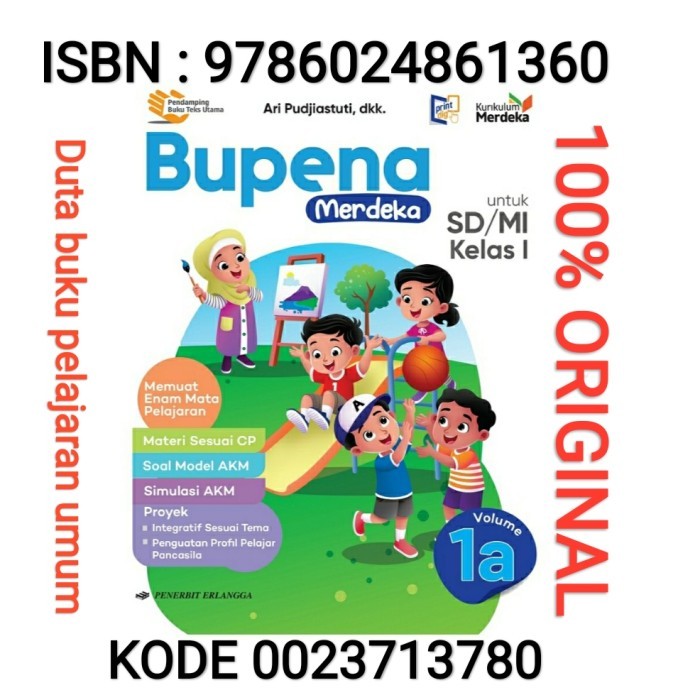 

PREMIUM BUKU BUPENA ERLANGGA KELAS 1 SD/M1 K2013 / BUPENA 1D / BUPENA KELAS 1D