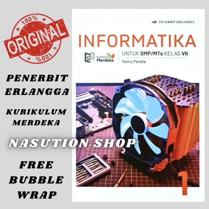 

FLASH SALE Buku Informatika Kelas 1 / 7 VII SMP/MTs Erlangga Kurikulum Merdeka