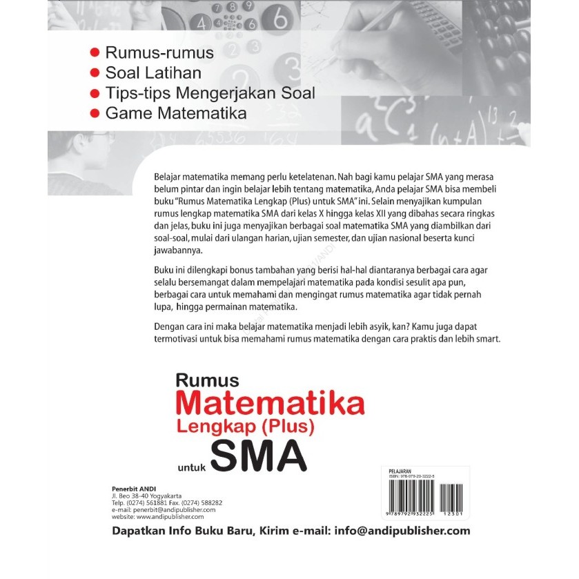 

BERKUALITAS Buku Rumus Matematika Lengkap (Plus) Untuk SMA