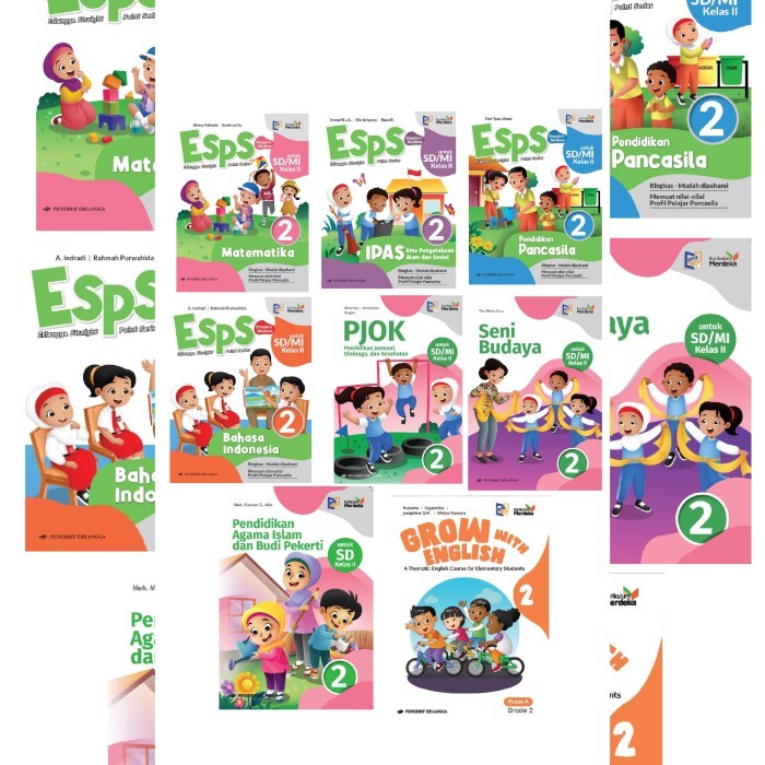

GRATIS ONGKIR Buku Paket Erlangga SD/MI kelas 2 K-Merdeka